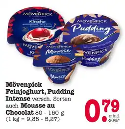 E-Center Mövenpick feinjoghurt, pudding intense, mousse au chocolat Angebot