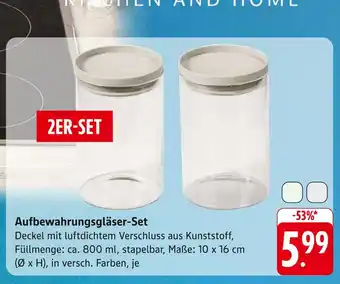 E-Center Aufbewahrungsgläser-set Angebot