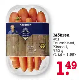 E-Center Unsere heimat möhren Angebot