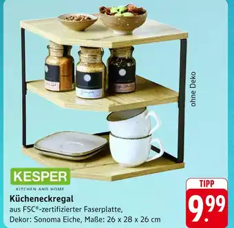 E-Center Kesper kücheneckregal Angebot
