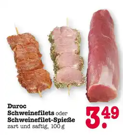 E-Center Duroc schweinefilets Angebot