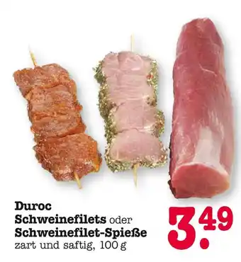 E-Center Duroc schweinefilets Angebot