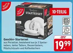 E-Center Gut & günstig geschirr-starters Angebot