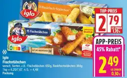 Edeka Iglo Fischstäbchen Angebot