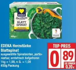 Edeka EDEKA Herzstücke Blattspinat Angebot
