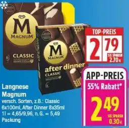 Edeka Langnese Magnum Angebot