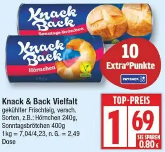 Edeka Knack & Back Vielfalt Angebot