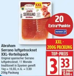 Edeka Abraham Serrano luftgetrocknet XXL-Vorteilspack Angebot