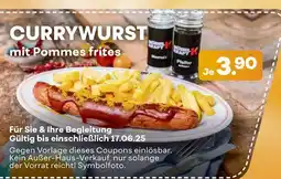 Möbel Kraft Currywurst mit pommes frites Angebot