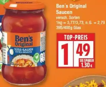 Edeka Ben's Original Saucen Angebot