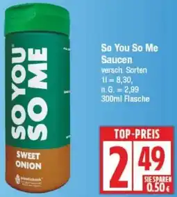 Edeka So You So Me Saucen Angebot