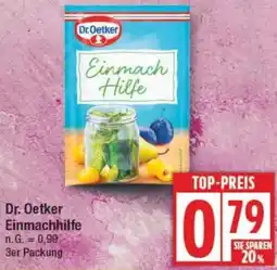 Edeka Dr. Oetker Einmachhilfe Angebot