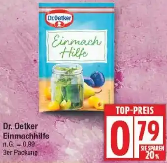 Edeka Dr. Oetker Einmachhilfe Angebot