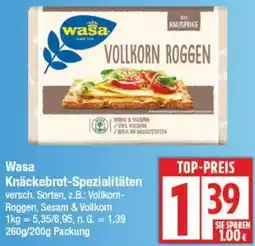 Edeka Wasa Knäckebrot-Spezialitäten Angebot