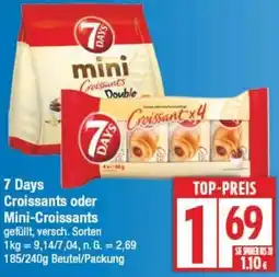 Edeka 7 Days Croissants oder Mini-Croissants Angebot