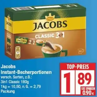 Edeka Jacobs Instant-Becherportionen Angebot
