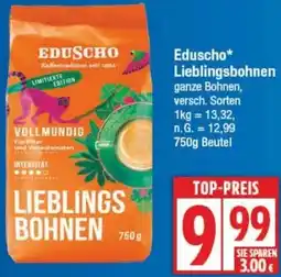 Edeka Eduscho Lieblingsbohnen Angebot