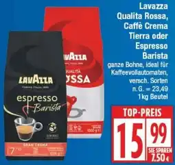 Edeka Lavazza Qualita Rossa, Caffè Crema Tierra oder Espresso Barista Angebot