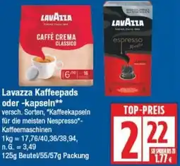 Edeka Lavazza Kaffeepads oder -kapseln Angebot