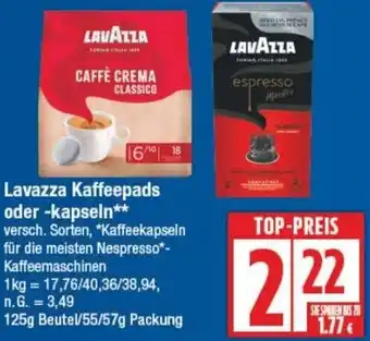 Edeka Lavazza Kaffeepads oder -kapseln Angebot