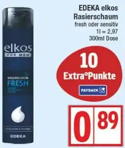 Edeka EDEKA elkos Rasierschaum Angebot