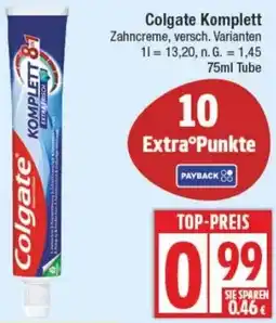 Edeka Colgate Komplett Zahncreme Angebot