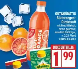 Edeka GUT&GÜNSTIG Blutorangen Direktsaft Angebot