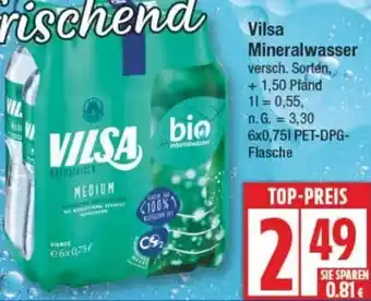 Edeka Vilsa Mineralwasser Angebot