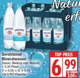 Edeka Gerolsteiner Mineralwasser Angebot