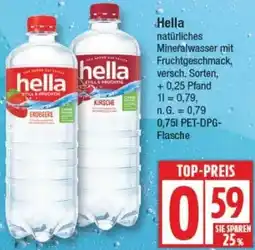 Edeka Hella natürliches Mineralwasser Angebot