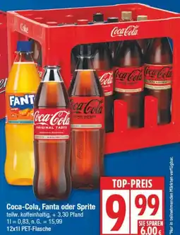 Edeka Coca-Cola, Fanta oder Sprite Angebot