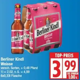 Edeka Berliner Kindl Weisse Angebot