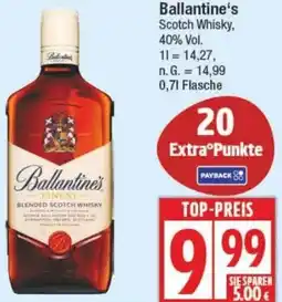 Edeka Ballantine's Scotch Whisky Angebot