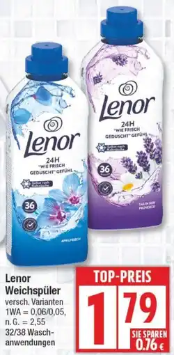 Edeka Lenor Weichspüler Angebot
