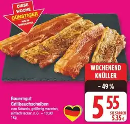 Edeka Bauerngut Grillbauchscheiben Angebot