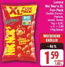 Edeka Lorenz Nic Nac's XL Fun Pack Angebot
