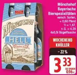 Edeka Mönchshof Bayerische Bierspezialitäten Angebot
