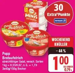 Edeka Popp Brotaufstrich Angebot