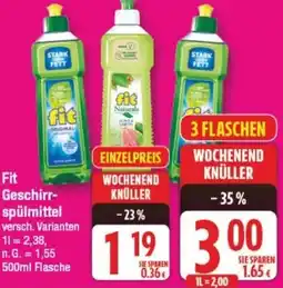 Edeka Fit Geschirrspülmittel Angebot
