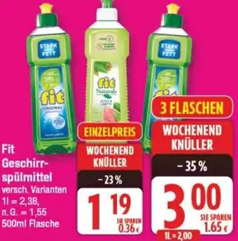 Edeka Fit Geschirrspülmittel Angebot