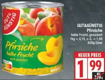 Edeka GUT&GÜNSTIG Pfirsiche Angebot