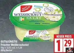 Edeka GUT&GÜNSTIG Frischer Weißkrautsalat Angebot