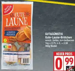 Edeka GUT&GÜNSTIG Gute-Laune-Brötchen Angebot