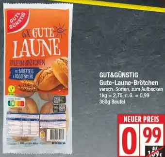 Edeka GUT&GÜNSTIG Gute-Laune-Brötchen Angebot