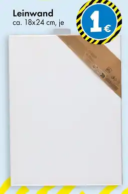 TEDi Leinwand ca. 18x24 cm Angebot