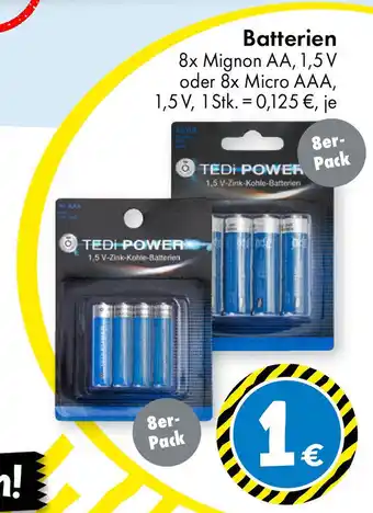 TEDi Batterien Angebot