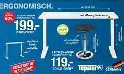 Hofmeister Topstar schreibtisch oder fitness-hocker Angebot