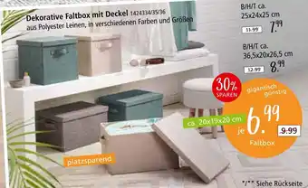 Zurbrüggen Dekorative faltbox mit deckel Angebot