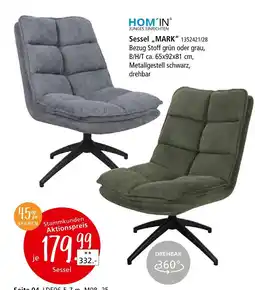 Zurbrüggen Hom´in sessel „mark“ Angebot