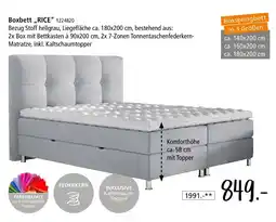 Zurbrüggen Boxbett „rice“ Angebot